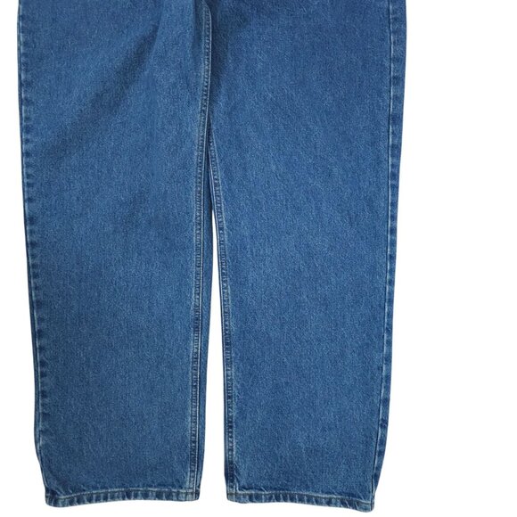 Carhartt Relaxed Fit B160 STW Jeans Mens 44x32 Medium Wash Denim Straight Leg - Picture 10 of 15